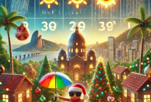 Previsão do tempo no natal