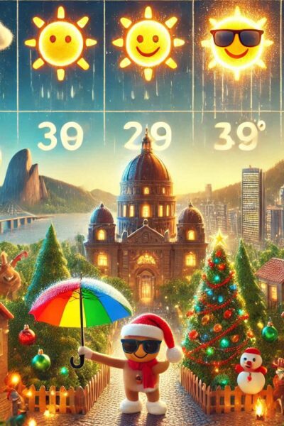 Previsão do tempo no natal