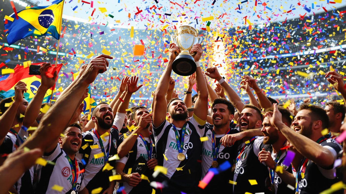 Botafogo comemora título da copa Libertadores