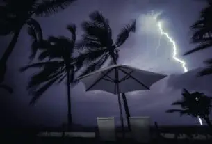 Imagem da passagem de tsunami